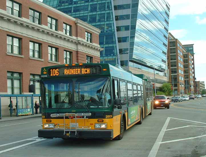 King County Metro New Flyer DE60LF 2801